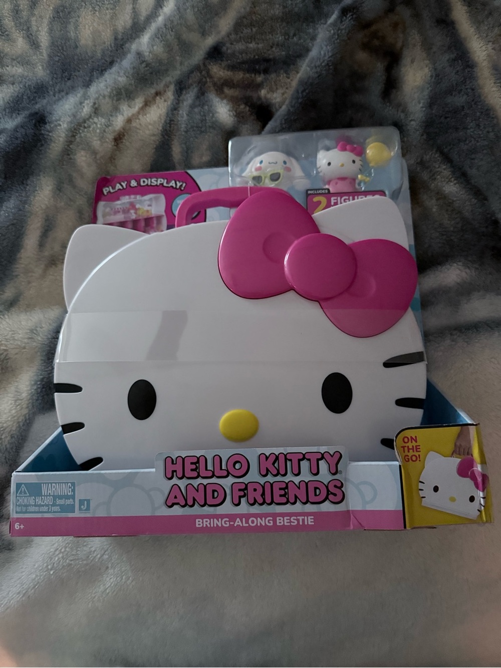 Sanrio Hello Kitty Carry Case - White, Pink & Yellow
